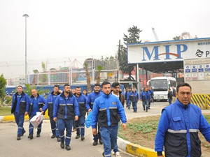 Mersin'de Liman Lojistik çalışanları işten çıkarıldı