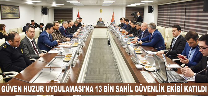 Güven Huzur Uygulaması'na 13 bin Sahil Güvenlik ekibi katıldı