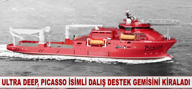 Ultra Deep, Picasso isimli dalış destek gemisini kiraladı