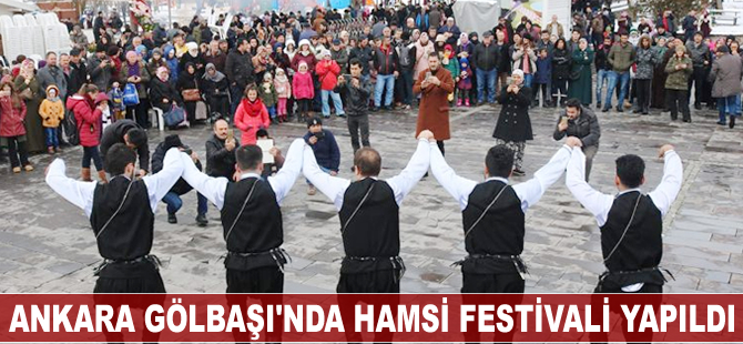 Ankara Gölbaşı'nda Hamsi Festivali yapıldı