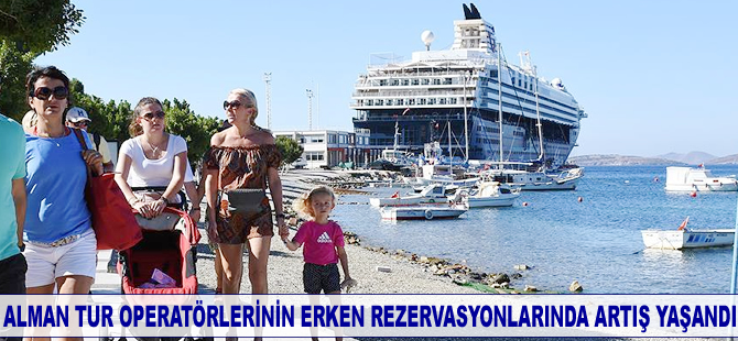 Alman tur operatörlerinin erken rezervasyonlarında artış yaşandı