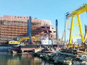 YÜTEK tarafından İstanbul Büyükşehir Belediyesi’ne inşa edilen ikinci gemi denize indirildi