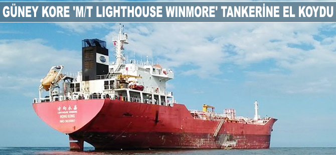Güney Kore "M/T Lighthouse Winmore" tankerine el koydu