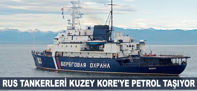 Rus tankerlerinin Kuzey Kore'ye petrol taşıdığı uydudan görüntülendi
