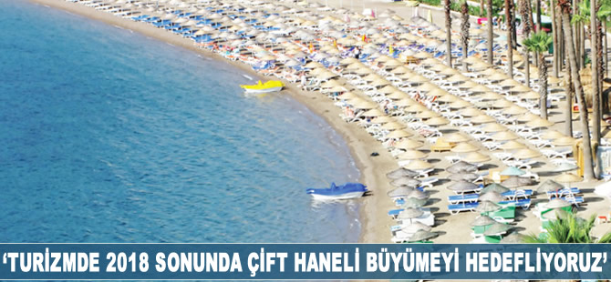 Osman Ayık: Turizm sektöründe 2018 sonunda çift haneli büyümeyi hedefliyoruz