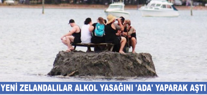 Yeni Zelandalılar alkol yasağını 'ada' yaparak aştı