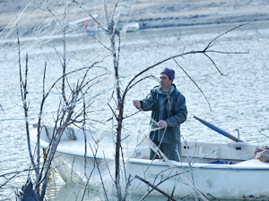 Yamula Baraj Gölü'nde misina ağları için harekete geçildi