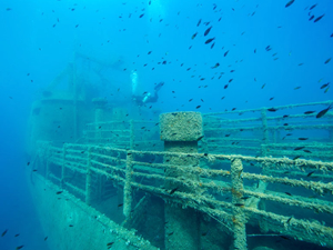 Batık M/V Monem'in olduğu bölge dalış turizmine açılıyor