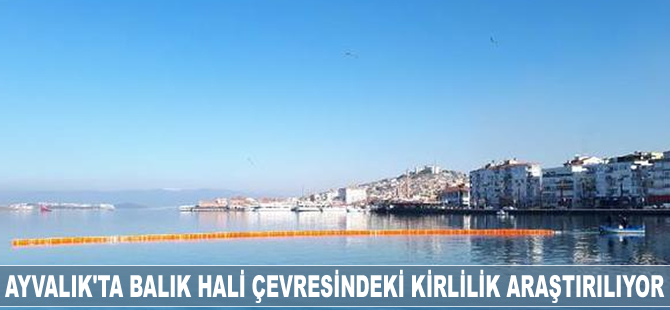 Ayvalık'ta balık hali çevresindeki kirliliğin nedeni araştırılıyor