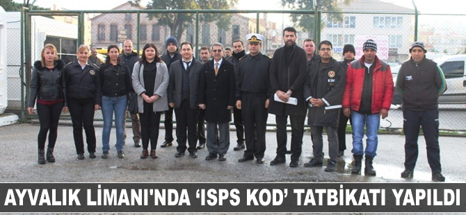 Ayvalık Limanı'nda ‘ISPS Kod’ tatbikatı yapıldı
