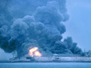 M/T SANCHI tankerinde yangın söndürülemedi