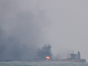 M/T Sanchi tankerinde patlama meydana geldi!