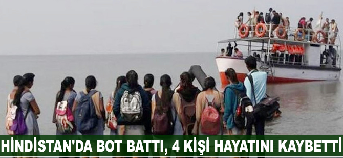 Hindistan'da bot battı, 4 kişi hayatını kaybetti