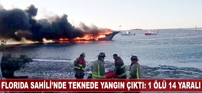 Florida Sahili’nde teknede yangın çıktı: 1 ölü, 14 yaralı