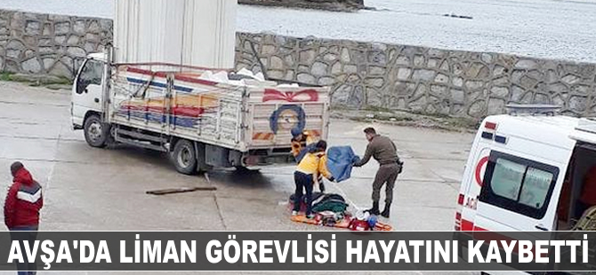 Avşa'da liman görevlisi hayatını kaybetti