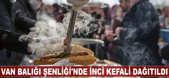 'Van Balığı Şenliği'nde İnci Kefali dağıtıldı