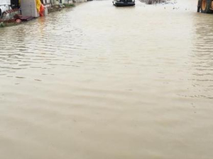 Edirne'de sağanak yağış nedeniyle deniz karayla birleşti