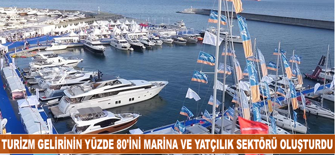 Turizm gelirinin yüzde 80'ini marina ve yatçılık sektörü oluşturdu