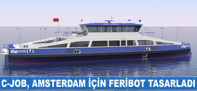 C-Job, Amsterdam için feribot tasarladı