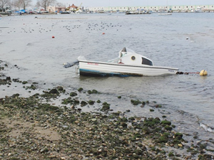 Yalova'da deniz suyu 10 metre çekildi