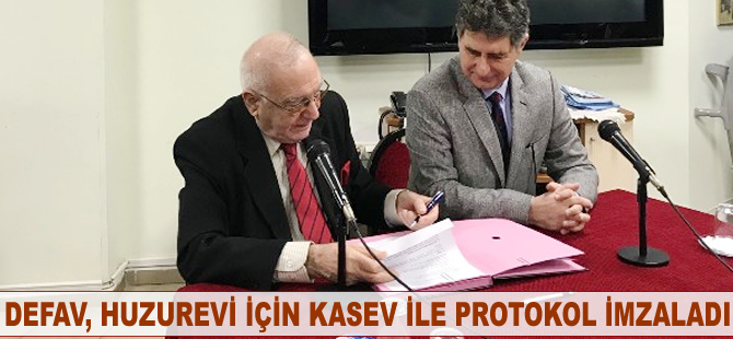 DEFAV, huzurevi için KASEV ile protokol imzaladı