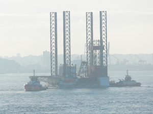 GSP Saturn, İstanbul Boğazı'ndan geçti