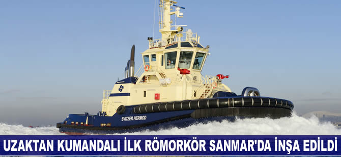 Dünyanın ilk uzaktan kontrol edilebilen ticari gemisi Sanmar'da inşa edildi