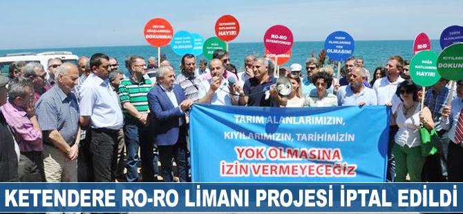 Mudanya'daki Ketendere Ro-Ro Limanı Projesi iptal edildi