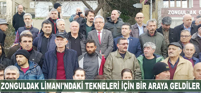 Zonguldak Limanı’ndaki tekneleri için bir araya geldiler