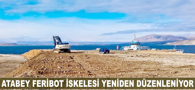 Atabey Feribot İskelesi yeniden düzenleniyor