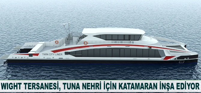 Wight Tersanesi, Tuna Nehri için katamaran inşa ediyor