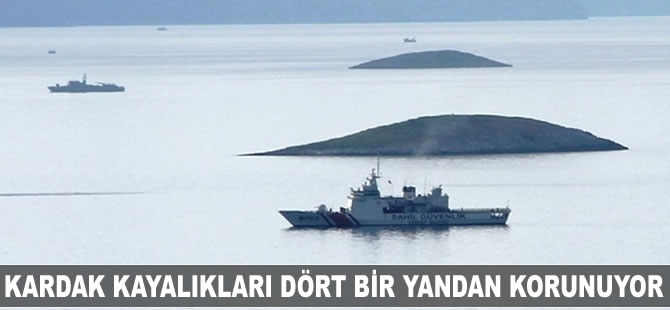 Kardak kayalıkları dört bir yandan korunuyor