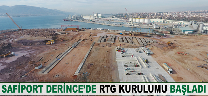 Safiport Derince'de yatırımlar son sürat devam ediyor, 'RTG kurulumu' başladı
