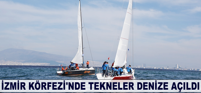 İzmir Körfezi’nde tekneler denize açıldı