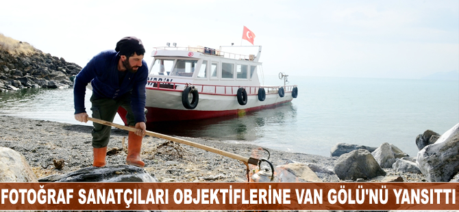Fotoğraf sanatçıları objektiflerine Van Gölü'nü yansıttı