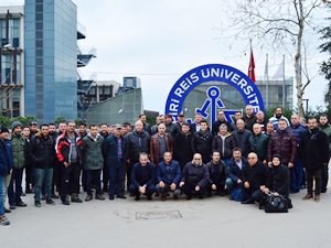 Antalyalı denizciler, Piri Reis Üniversitesi'ni ziyaret etti
