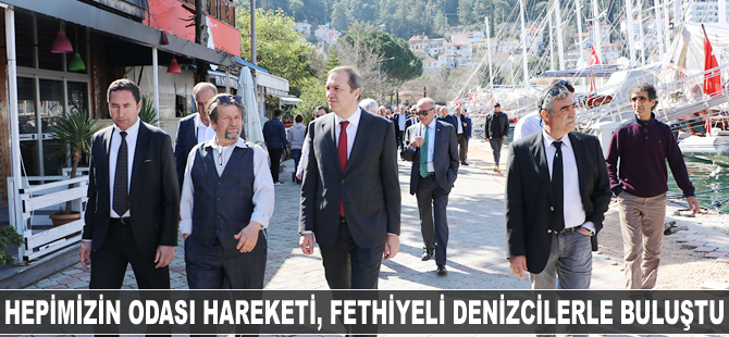 Hepimizin Odası Hareketi, Fethiyeli denizcilerle buluştu