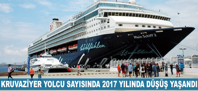 Kruvaziyer yolcu sayısında 2017 yılında düşüş yaşandı