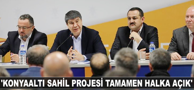Menderes Türel: Konyaaltı Sahil Projesi tamamen halka açık