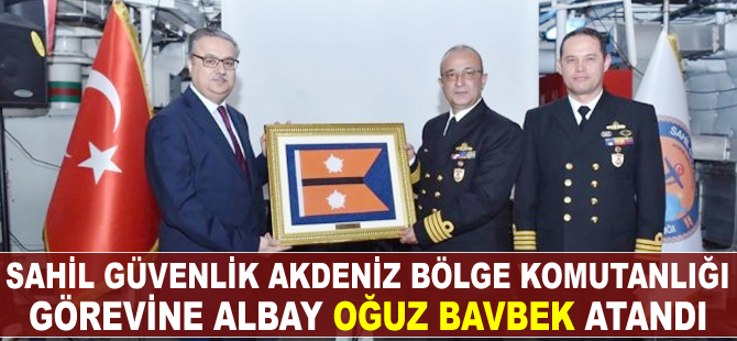Sahil Güvenlik Akdeniz Bölge Komutanlığı’nda devir teslim töreni yapıldı