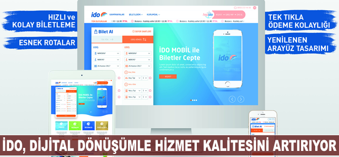 İDO dijital dönüşümle yenileniyor