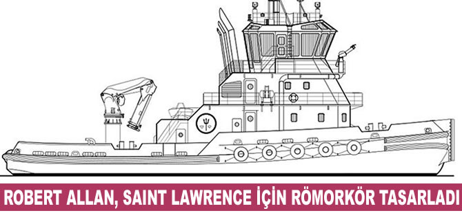 Robert Allan, Saint Lawrence için buz sınıfı römorkör tasarladı