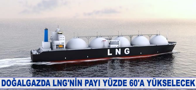 Doğalgazda LNG’nin payı yüzde 60’a yükselecek