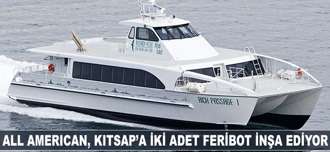 All American, Kitsap Ferry'a iki adet feribot inşa ediyor