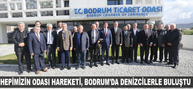 Hepimizin Odası Hareketi, Bodrum'da denizcilerle buluştu