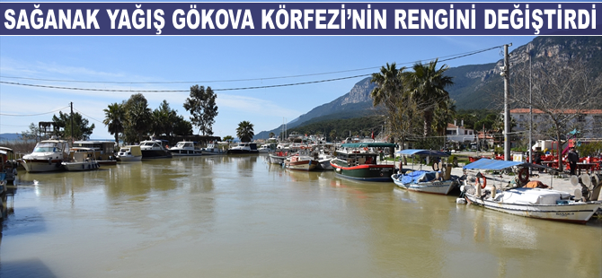 Muğla'da Gökova Körfezi'nin rengini değişti