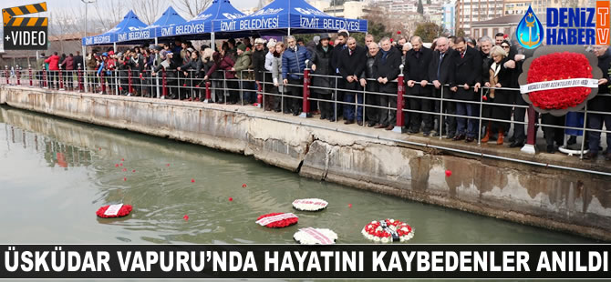 Üsküdar Vapuru'nda hayatını kaybedenler anıldı