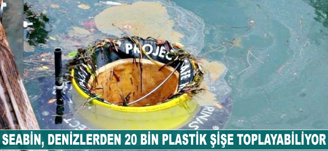Seabin, denizlerden 20 bin plastik şişe toplayabiliyor