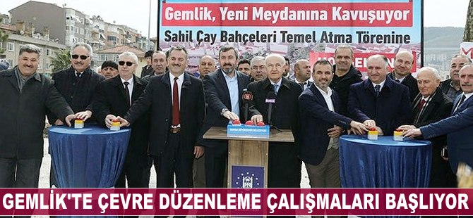 Gemlik’te çevre düzenleme çalışmaları başlıyor