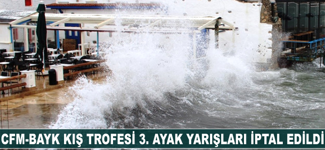 CFM-BAYK Kış Trofesi 3. Ayak Yarışları iptal edildi